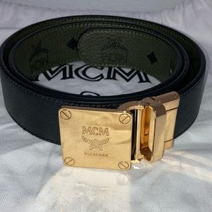 Mcm Reversible Belt Black/Green
